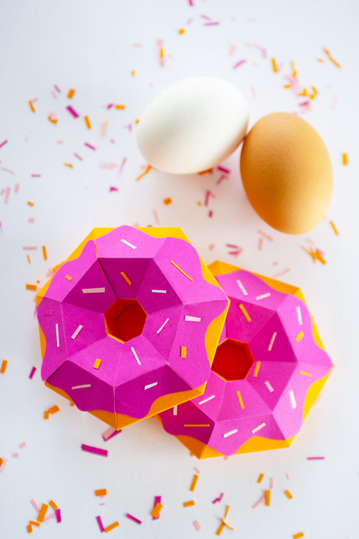 Cute Donut Easternest from paper