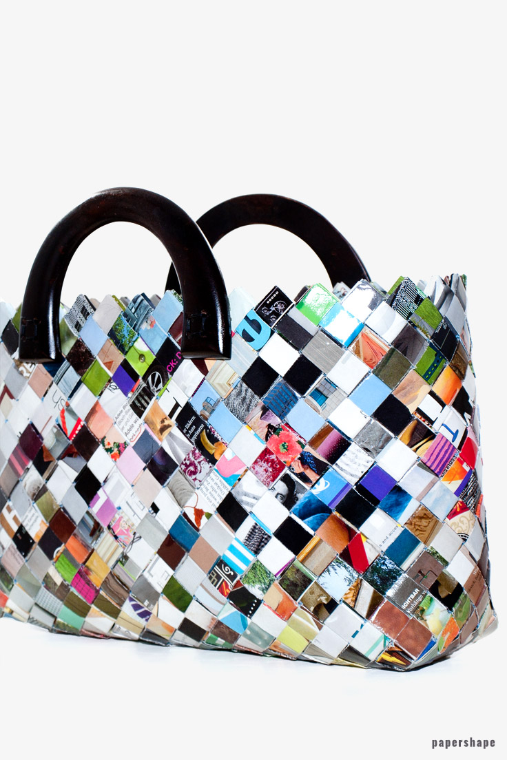 Taschen Selber Machen Aus Zeitschriften Candy Wrapper Bag Papershape