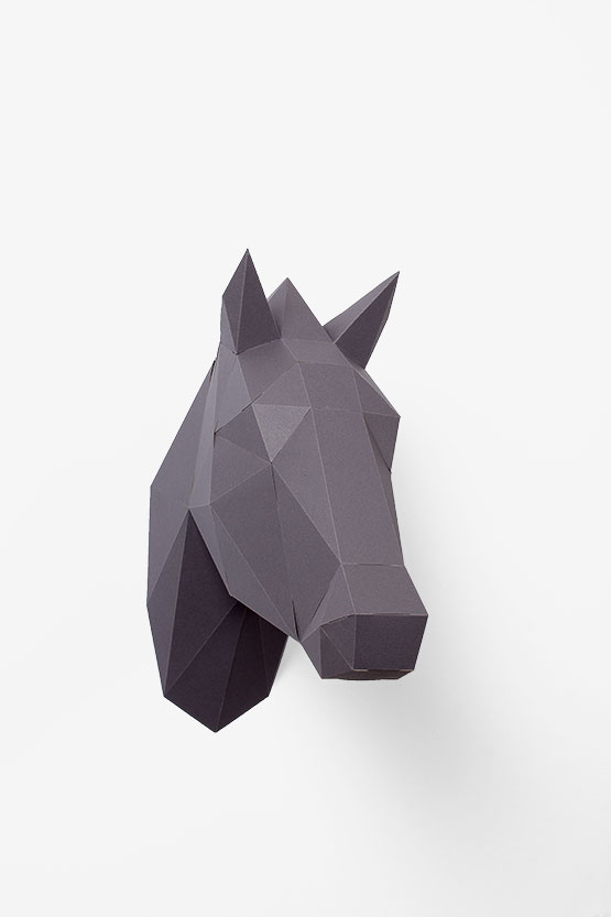 Paper Horse Head Papershape